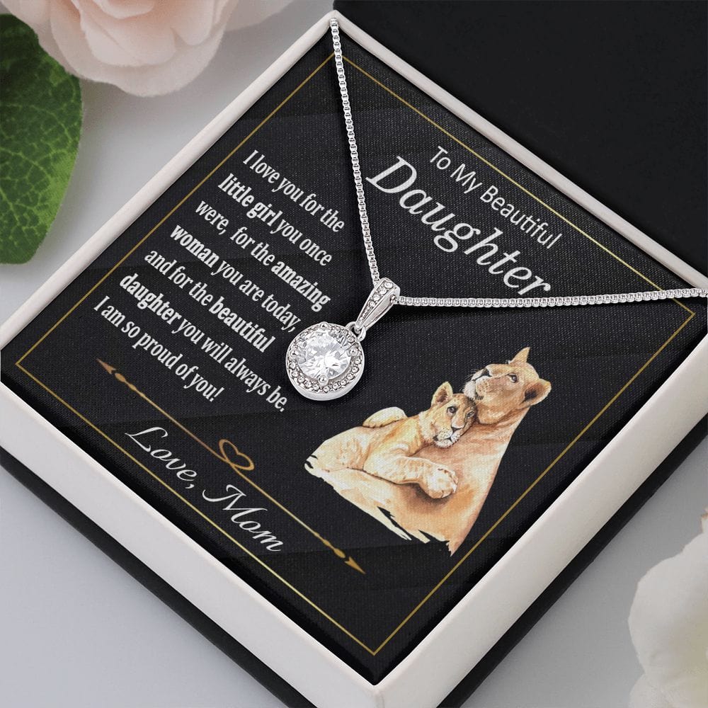 To My Daughter Necklace / Eternal Hope Necklace for Daughter / To Daughter from Mom Necklace