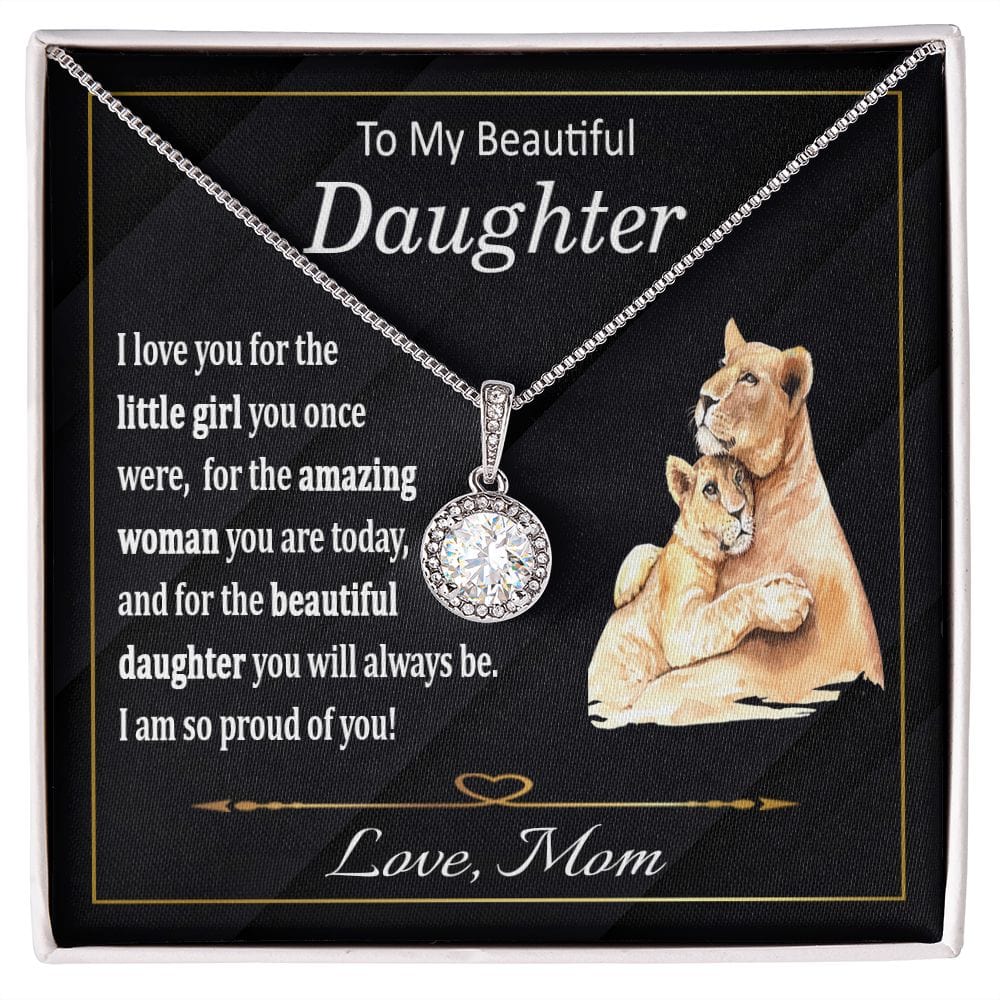 To My Daughter Necklace / Eternal Hope Necklace for Daughter / To Daughter from Mom Necklace