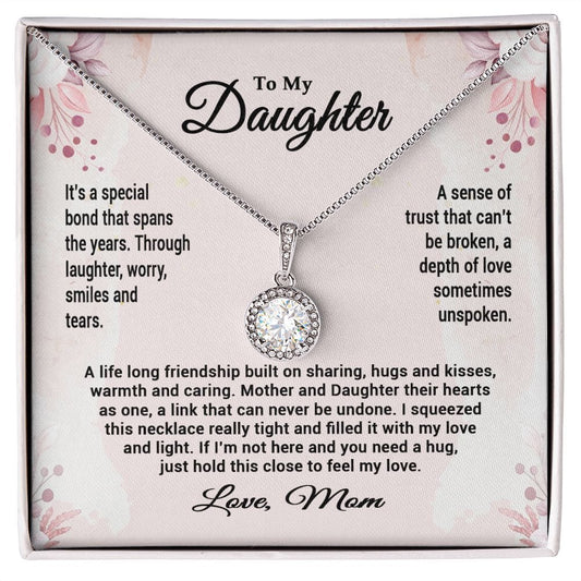 To My Daughter Necklace from Mom / Eternal Hope Necklace for Daughter