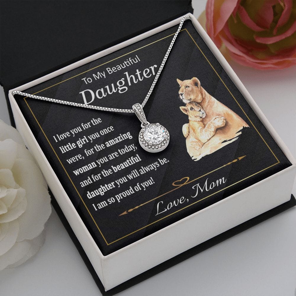 To My Daughter Necklace / Eternal Hope Necklace for Daughter / To Daughter from Mom Necklace