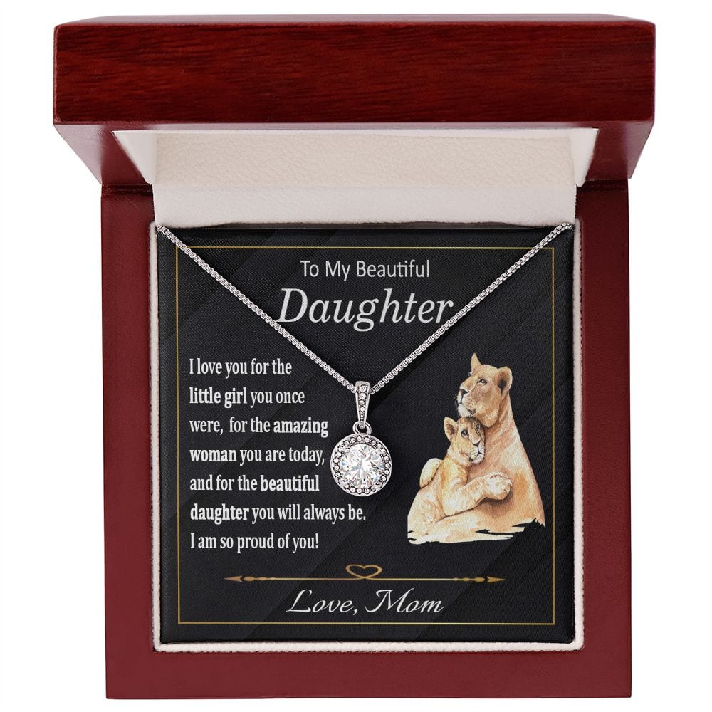 To My Daughter Necklace / Eternal Hope Necklace for Daughter / To Daughter from Mom Necklace