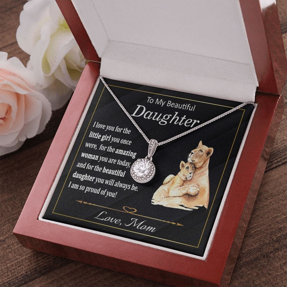 To My Daughter Necklace / Eternal Hope Necklace for Daughter / To Daughter from Mom Necklace