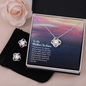 Mother In Law Love Knot Earring & Necklace Set