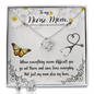 To my nurse mom-When everything seems Love Knot Earring & Necklace Set
