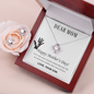 Dear Mom,  Happy Mother’s Day! You’re the mom Love Knot Earring & Necklace Set