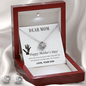 Dear Mom,  Happy Mother’s Day! You’re the mom Love Knot Earring & Necklace Set