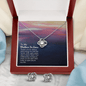 Mother In Law Love Knot Earring & Necklace Set