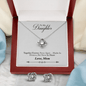 To Daughter from Mom Love Knot Earring & Necklace Set