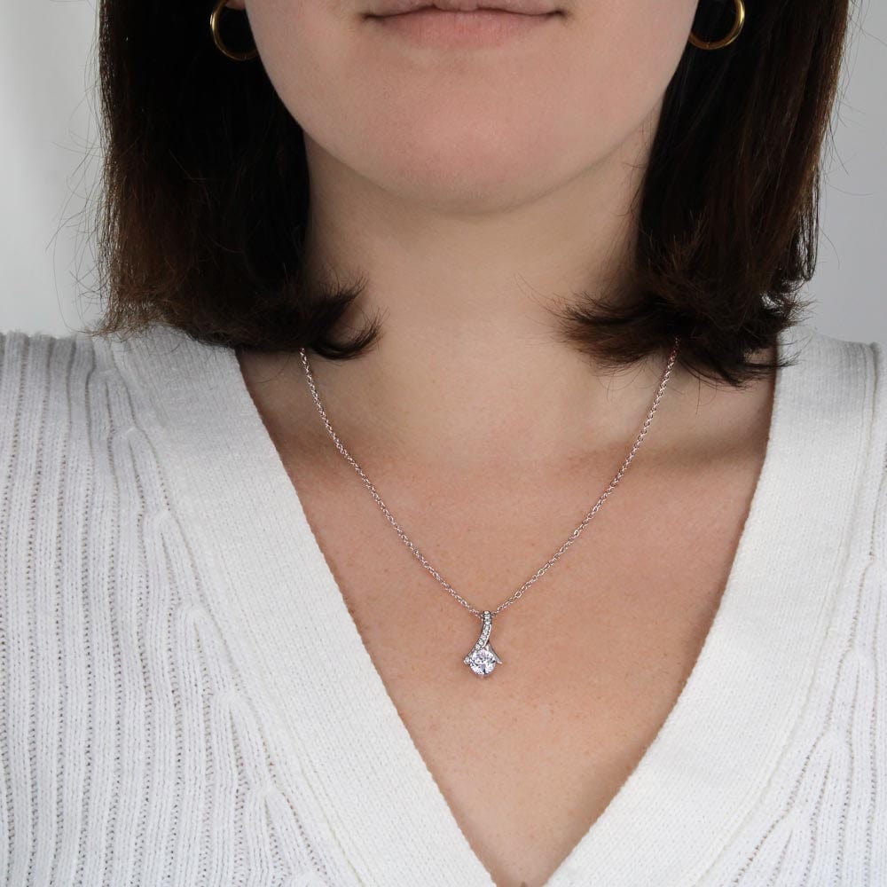 To My Smokin' Hot Wife Necklace with Message Card / You're The Only Buns for my Wiener Message Card Necklace / Wife Birthday Gift