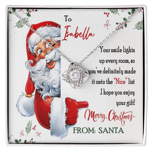 Personalized Gift Necklace From Santa