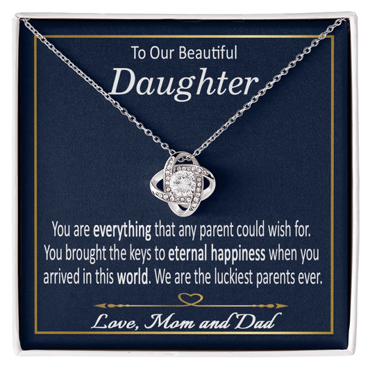 To Our beautiful Daughter Necklace / To My Daughter