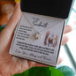 To My Soulmate Gift Necklace, Love Knot Pendant Necklace with Loving Message Card
