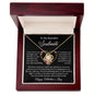 To My Beautiful Soulmate Gift Necklace with Heartfelt Message Card, Love Knot Pendant Necklace For Her