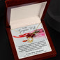 To My Gorgeous Wife Love Knot Necklace