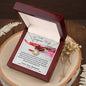 To My Gorgeous Wife Love Knot Necklace