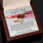 To My Gorgeous Wife Love Knot Necklace