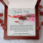 To My Gorgeous Wife Love Knot Necklace