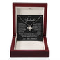 To My Soulmate Gift Necklace, Love Knot Pendant Necklace with Heartfelt Message Card