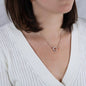 To My Beautiful Daughter Interlocking Hearts Necklace / Gift Necklace to Daughter from Mom
