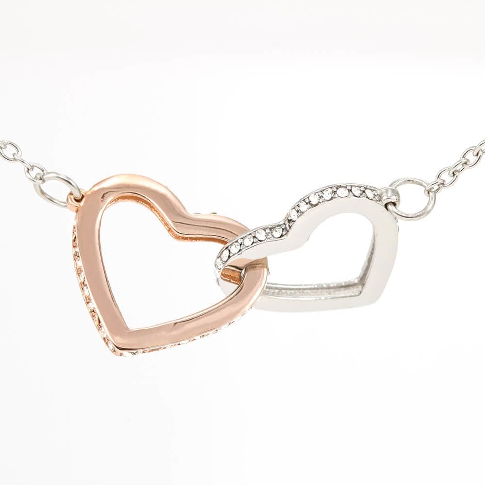 Granddaughter Interlocking Hearts Necklace from Granddma / To My Granddaughter Gift Necklace