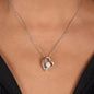 To My Soulmate Gift Necklace, Forever Love Pendant Necklace with Loving Message Card
