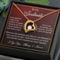To My Soulmate Gift Necklace, Forever Love Pendant Necklace with Loving Message Card