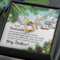 To My Soulmate Gift Necklace / Christmas Themed Message Card and Necklace