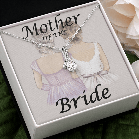 Mother Of The Bride Gift Necklace, Wedding Shower Gift to Brides Mom, Wedding Gift For Mother Of The Bride