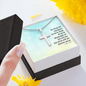 the Lord your god will be with you Artisan Crafted Cross Necklace with Message Card