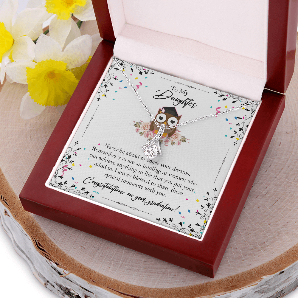 Class of 2023 Graduation Gift Necklace For Daughter, Graduation Gift from Mom and Dad, Daughter Gift for Graduation, Highschool Graduation, College Graduation