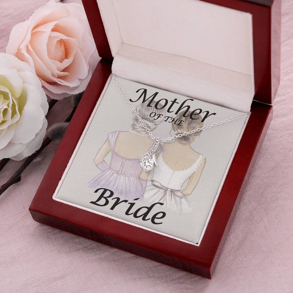 Mother Of The Bride Gift Necklace, Wedding Shower Gift to Brides Mom, Wedding Gift For Mother Of The Bride