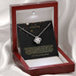 Love Knot Necklace / To My Fiancée Message Card Necklace / Gifts for Future Wife