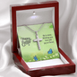 Wishing you love and joy in christ Artisan Crafted Cross Necklace with Message Card