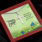 Wishing you love and joy in christ Artisan Crafted Cross Necklace with Message Card