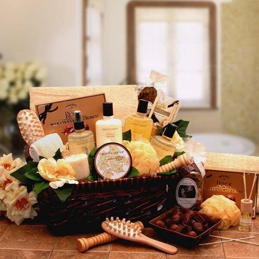 Women's Gift Baskets Spa Gift Basket for Her Spa Therapy Relaxation Gift Hamper Mother's Day Gift Baskets