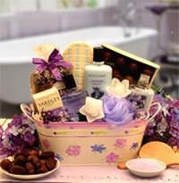 Women's Gift Baskets Spa Gift Basket for Her Tranquility Bath & Body Spa Gift Mother's Day Gift Baskets